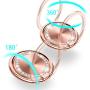 Finger Ring Stand,WATACHE 2 Pack Luxury Glitter Diamond Magnetic Universal Metal Smartphone Finger Ring Grip Holder Kickstand for iPhone/iPad/Samsung/HTC/Nokia/Cellphones/Tablet, Silver/Rose Gold