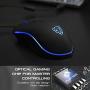 MOTOSPEED USB Wired 4000DPI Gaming Mouse Support Macro Programming, with 6 Buttons, Adjustable RGB Backlit, 6 Adjustable DPI Mouse for PC, Laptop, Apple MacBook