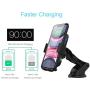 10W Wireless Car Charger Phone Mount, Arteck Universal Car Mount Phone Holder Fast Charging Compatible with iPhone 11/Pro/Max/Xr/Xs/X/8/Plus, Samsung Galaxy S10/Note 10/S9/S8/Note9/8, Other Smartphone