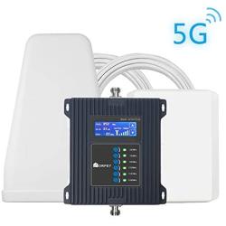 5G Cell Phone Signal Booster for Home and Office - Improves 5G and 4G LTE Signal for Verizon, AT&T, T-Mobile, Sprint -Supports All US Carriers - Cover Up to 5,500 sq ft