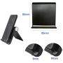 Cell Phone Stand Multi-Angle,EKUCI Portable Stand/Universal Desktop Cradle can be Used on All Smartphones, Suitable for The iPad Mini Series, e-Reader -Black