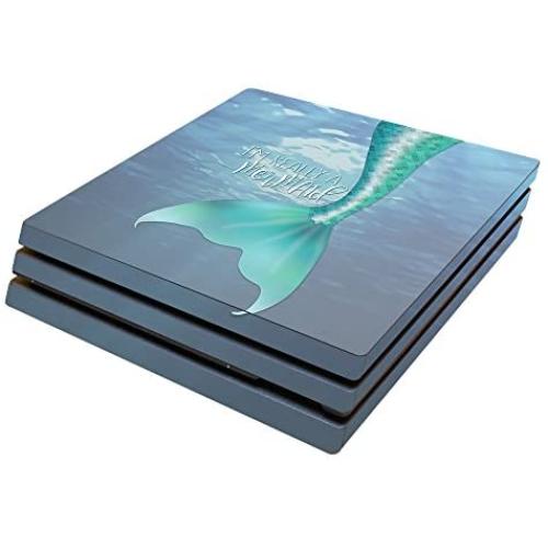 MightySkins Skin Compatible with Sony PS4 Pro Console - Im Really A Mermaid | Protective, Durable, and Unique Vinyl Decal wrap Cover | Easy to Apply, Remove, and Change Styles | Made in The USA