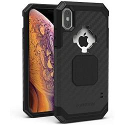 Rokform - Magnetic iPhone XS Max Case with Twist Lock Mount, Military Grade Rugged Mobile Phone Holder Series (Black)