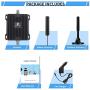Cell Phone Signal Booster for Car, Truck, SUV and RV - Boosts 4G LTE Band 12/13/17 Data & Volte(Voice Over 4G) Mobile Cellular Signal Repeater Amplifier for AT&T Verizon in Vehicle