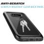 Samsung Galaxy S8 Case, Pakoyi Full Body Bumper Case Built-in Screen Protector Slim Clear Shock-Absorbing Dustproof Lightweight Cover Case For Samsung Galaxy S8 (5.8 Inch)-Grey/Clear.