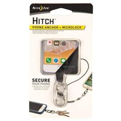 Nite Ize Hitch Plus MicroLock - Universal Phone Case Anchor for Drop Protection