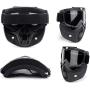 MOCHOEL Motorcycle Goggles Mask, Tactical Glasses for Outdoor Airsoft CS Snowmobile Skiing Riding Motocross Cycling Anti-Fog Windproof UV400 Safety Protection Halloween/Costume Ball
