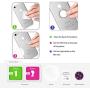 VASIVO Mirror Phone Ring Stand, 360°Rotation Ring Holder Finger Grip Mount for iPhone 7/7 Plus, Galaxy S8/S8 Plus and Other Smartphones (Black)