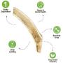 Nature Gnaws Deer Antlers for Small Dogs - Premium Natural USA Antler - Long Lasting Dog Chews for Aggressive Chewers - Mix of Split and Whole - 4-7 Inch