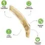 Nature Gnaws Deer Antlers for Small Dogs - Premium Natural USA Antler - Long Lasting Dog Chews for Aggressive Chewers - Mix of Split and Whole - 4-7 Inch Nature Gnaws Deer Antlers for Small Dogs - Premium Natural USA Antler - Long Lasting Dog Chews for Aggressive Chewers - Mix of Split and Whole - 4-7 Inch
