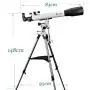 Telescope 70EQ Refractor Scope-Professional 70mm Aperture and 700mm Focal Length for Student Kids Adults Beginners-Come with a Smartphone Adapter Telescope 70EQ Refractor Scope-Professional 70mm Aperture and 700mm Focal Length for Student Kids Adults Beginners-Come with a Smartphone Adapter