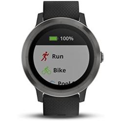 Garmin vívoactive 3, GPS Smartwatch Contactless Payments Built-In Sports Apps, Black/Slate