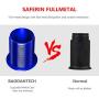 Quick Charge 3.0 Car Charger, 12V/24V 35W QC3.0/2.0 USB Charger Socket, 3 USB Charger Socket Power Outlet Fast Charge with Wire Fuse Aluminum Car Boat Marine ATV Bus Truck Golf Cart and More(Blue