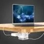BESTEK Power Strip with USB, Vertical Cube Mountable Power Outlet Extender with 3 Outlets, 4 USB Ports, 5-Foot Extension Cord and Detachable Base for Easy Mounting BESTEK Power Strip with USB, Vertical Cube Mountable Power Outlet Extender with 3 Outlets, 4 USB Ports, 5-Foot Extension Cord and Detachable Base for Easy Mounting