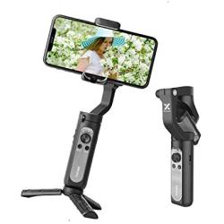 Andoer iSteady X Ultralight 3-Axis Gimbal Stabilizer One-Click Inception Mode with Moment Mode ISteady 3.0 Anti-Shake Algorithm System Compatible with Smartphone