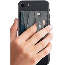 Monet Phone Grip with Expanding Stand and Slim Wallet (Steel Gray)