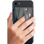 Monet Phone Grip with Expanding Stand and Slim Wallet (Steel Gray)