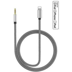 [Apple MFi Certified] Aux Cord for iPhone, Lightning to 3.5 mm Headphone Jack Adapter, for Speaker,Bluetooth,Car Audio, Support All iOS 12 13