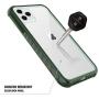 SPIDERCASE for iPhone 11 Pro Max Case, Built-in Screen Protector Full Heavy Duty Protection Shockproof Anti-Scratched Rugged Case for iPhone 11 Pro Max 6.5 inch 2019 (Green+Clear)