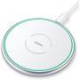 [Upgraded] ESR Wireless Charger, Metal Frame Ultra-Thin Fast Charging Pad, 7.5W for iPhone SE/11/11 Pro/11 Pro Max, 10W Fast Charging for Galaxy S20/S20 Ultra/Note10, Pixel 3/4, No AC Adapter, Silver
