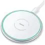 [Upgraded] ESR Wireless Charger, Metal Frame Ultra-Thin Fast Charging Pad, 7.5W for iPhone SE/11/11 Pro/11 Pro Max, 10W Fast Charging for Galaxy S20/S20 Ultra/Note10, Pixel 3/4, No AC Adapter, Silver