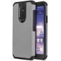 CasemartUSA Phone Case for [LG Journey LTE (L322DL)], [DuoTEK Series][Gray] Shockproof Defender Impact Resistant Cover for LG Journey LTE (Tracfone, Simple Mobile, Straight Talk, Total Wireless)