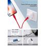 3Pack 1ft Charger Cable CABEPOW for Long 1 Foot iPhone Charger Cord/Data Sync Fast iPhone USB Charging Cable Cord Compatible for iPhone X Case/8/8 Plus/7/7 Plus/6/6s Plus/5s/5,iPad Mini Case(Red)