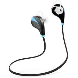 Rotibox Athletic Series CSR Chip V4.0 Bluetooth Stereo In-Ear Headphone for iPhone 6, 6 Plus, 5, 5C, 5S, 4S, iPad, LG G2, Samsung Galaxy Note 4, Note 3, S6, S5, S4, S3 and Android Cell Phones - Black