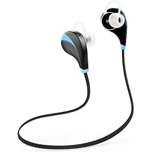 Rotibox Athletic Series CSR Chip V4.0 Bluetooth Stereo In-Ear Headphone for iPhone 6, 6 Plus, 5, 5C, 5S, 4S, iPad, LG G2, Samsung Galaxy Note 4, Note 3, S6, S5, S4, S3 and Android Cell Phones - Black