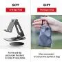 Cell Phone Stand, licheers Portable Multi-Angle Smartphone Holder for Desk Compatible with Nintendo Switch, Phone 11 Pro Xs Max Xr X 8 7 6 6s Plus and 4-7 Inch Devices (Black) Cell Phone Stand, licheers Portable Multi-Angle Smartphone Holder for Desk Compatible with Nintendo Switch, Phone 11 Pro Xs Max Xr X 8 7 6 6s Plus and 4-7 Inch Devices (Black)