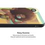 XIX Apple iPhone 7 Case Apple iPhone 8 Case Apple iPhone SE 2020 case African American Afro Girls Women Slim Fit Shockproof Bumper Cell Phone Accessories Thin Soft Black TPU Protective (02)