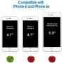 JETech Case for Apple iPhone 6 and iPhone 6s, Shock-Absorption Bumper Cover, Anti-Scratch Clear Back (HD Clear)