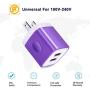 USB Charger Plug, Wall Charger, Charging Block, 5-Pack 2.1A/5V Portable Power Cube Charger Adapter Compatible with iPhone 11/11 Pro Max/Xs Max/Xs/XR/X/8/7/6S/6 Plus, Samsung, LG, Moto, Android Phone