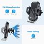 VICSEED Wireless Car Charger Mount Fast Charging Qi Wireless Car Charger 7.5W 10W Qi Car Charger Air Vent Phone Holder for Car Mount Fit for iPhone SE 11 Pro Max X XS XR Samsung S20 Note10 S10 LG etc.