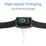 Updated Version Watch Charger, Powlaken Charging Cable MFi Certified Magnetic Wireless Portable Charger Charging Cable Cord Compatible for Apple Watch Series 5 4 3 2 1