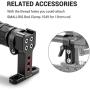 SMALLRIG Camera Top Handle Grip with Top Cold Shoe Base for DSLR Camera Cage Video Camcorder Rig, Rubber - 1446
