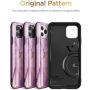 GVIEWIN Marble iPhone 11 Pro Case, Ultra Slim Thin Glossy Soft TPU Rubber Gel Phone Case Cover Compatible iPhone 11 Pro 5.8 Inch 2019 Release (Romantic Purple)