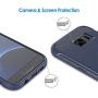 JETech Case for Samsung Galaxy S7 Protective Cover with Shock-Absorption and Carbon Fiber Design (Blue)