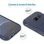 JETech Case for Samsung Galaxy S7 Protective Cover with Shock-Absorption and Carbon Fiber Design (Blue)