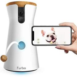 Furbo Dog Camera: Treat Tossing, Full HD Wifi Pet Camera and 2-Way Audio, Designe