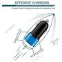 USB Car Charger Adapter, 4.8a Fast Charging Dual Port Cargador de Carro Lighter Adapter for iPhone SE 11Pro Max X XR XS Max 8 Plus 7s 6s, iPad, Samsung Galaxy A10 S10 Plus S10e S9 Note 8, LG, GPS Pink