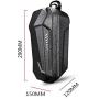 Linjin Scooter Storage Bag, Electric Scooter Front Hanging Bag,Hard Shell Waterproof Scooter Storage Bag for Kick Scooters Folding Bike