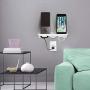 Wall Outlet Charging Shelf Power Perch Charging Station for Ipad Tablet,Cell Phone Stand Holder Wall Outlet Charging Tray