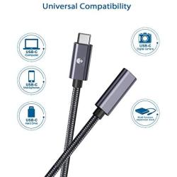 USB C Extension Cable, Stouchi 10Gbps USB Type C 3.1 Male to Female Fast Charging & Audio Data Transfer for 2020 iPad Pro, Nintendo Switch, Thunderbolt 3 MacBook Pro, Google Pixel 2 2 XL 3(1.64 FT)