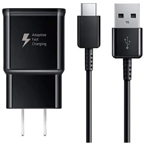 Fast Charger Compatible Samsung Galaxy S9 S9 Plus S8 S8 Plus S10 S10 Plus, Adaptive Fast Charging Wall Charger Travel Plug with USB Type C Cable Compatible Samsung Galaxy S8 S9 S10 Plus Note 8 9 10