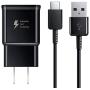 Adaptive Fast Charger Compatible Samsung Galaxy S9 S9 Plus S8 S8+ S10 S10e Note 8 Note 9 Note 10, Wall Charger Adapter Block with USB Type C Cable Kit