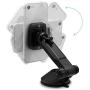 Spigen Hexa Magnetic Phone Holder Universal Dashboard Windshield with Telescopic Adjustable Arm Compatible with Plus Sized Phones and Mini Tablets