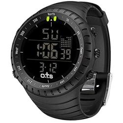 PALADA Mens Digital Sports Watch Waterproof Tactical Watch with LED Backlight Watch for Men