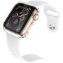 Smiling Case for Apple Watch Series 4 & Series 5 with Built in TPU Screen Protector 40mm - All Around Protective Case for Apple watch Series 5/4 40mm (clear)