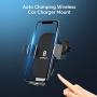 KAPPLUS Wireless Car Charger Mount,10W Qi Fast Charging Auto-Clamping Car Holder,Windshield Dash Air Vent Phone Stand for iPhone 11/11 Pro Max/Xs Max/Xs/X/XR/8+,Samsung S10/S10/S10+/S9/S9+/S8+